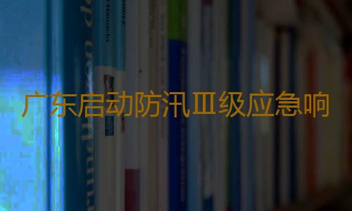 广东启动防汛Ⅲ级应急响应并维持防风Ⅳ级应急响应